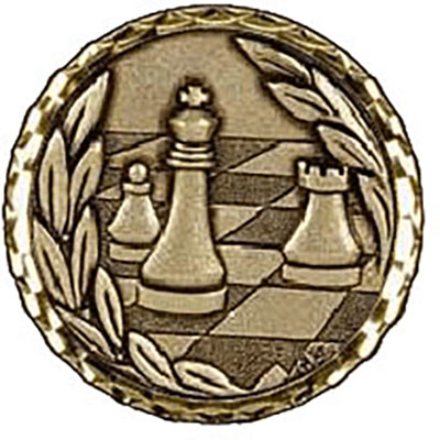 Gold Chess Medal 60mm