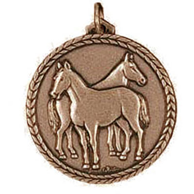 Gold Horse Medals 56mm