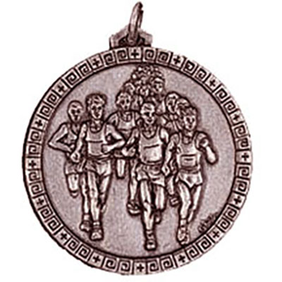 Bronze Running Medals 56mm
