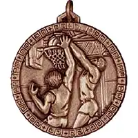 38mm Bronze Basketball Medals