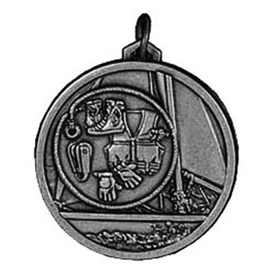 Silver Sailing Tackle Medals 56mm