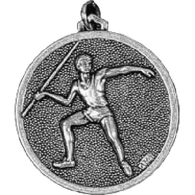 38mm Silver Javelin Medal