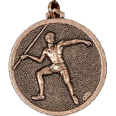 38mm Gold Javelin Medal