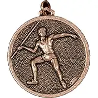 56mm Gold Javelin Medal