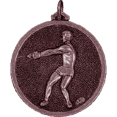 56mm Bronze Hammer Throwing Medal