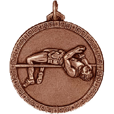 38mm Bronze High Jump Medal