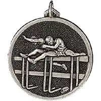 56mm Silver Hurdles Medal