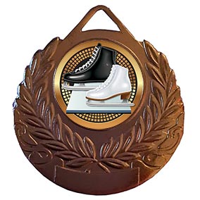 Figure Skating Pairs 50mm Gold Medal