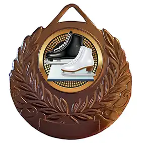 Figure Skating Pairs 50mm Gold Medal