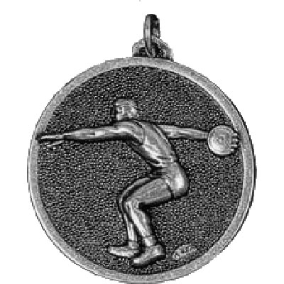 56mm Silver Discus Medal