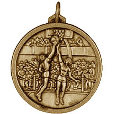 38mm Gold Netball Medals