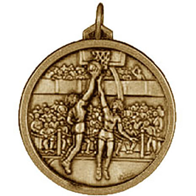 56mm Gold Netball Medal