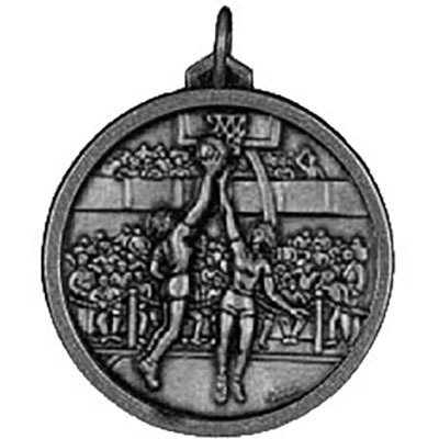 56mm Silver Netball Medal