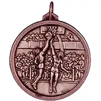 56mm Bronze Netball Medal