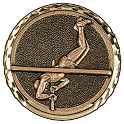 60mm Gold Pole Vault Medals