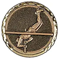 60mm Gold Pole Vault Medals