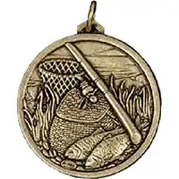 Gold Fishing Medal