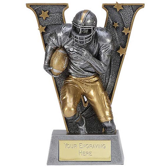 V Series American Football Trophy 6in