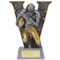 V Series American Football Trophy 7in
