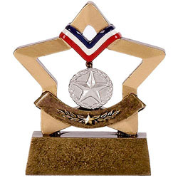 Mini Star Medal Silver