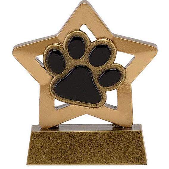 Mini Star Dog Cat Paw 4in