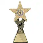 Gold Glitter Star 12cm