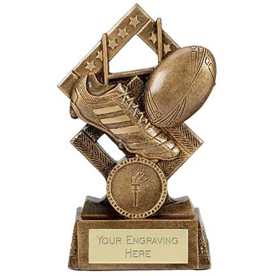 Cube Rugby Trophy 13.5cm