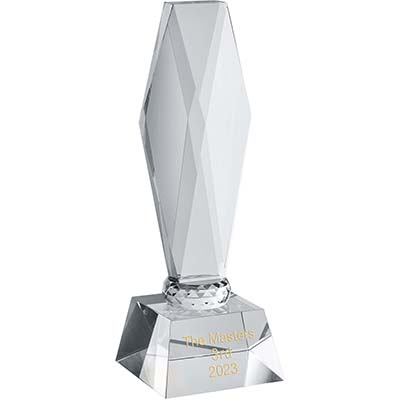 12in  Signature Clear Crystal Award