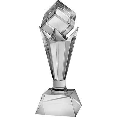 11in  Signature Clear Crystal Mirage Award