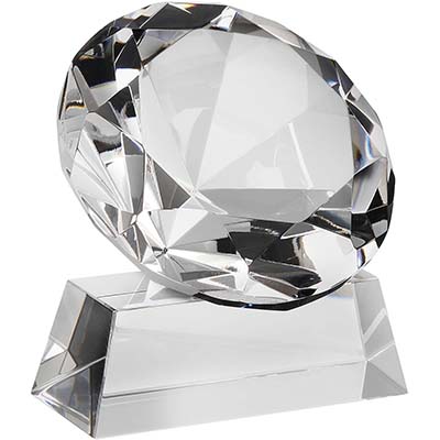 3.5in  Optical Crystal Diamond Award