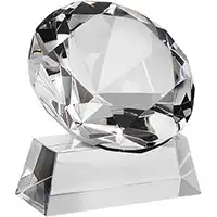 3.5in  Optical Crystal Diamond Award