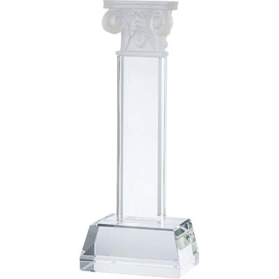 11.5in  Signature Optical Crystal Column Award