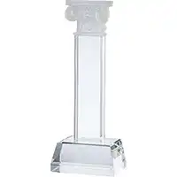 11.5in  Signature Optical Crystal Column Award