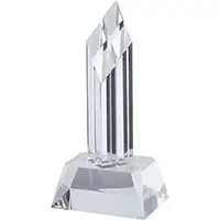 9.25in Clear Pillar Acrylic Award