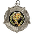 Silver Rose Medal 50mm