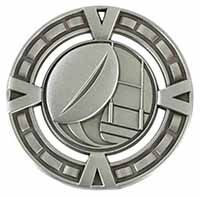 Silver Varsity Rugby Medal 65mm