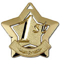 Mini 1st Place Star Medal