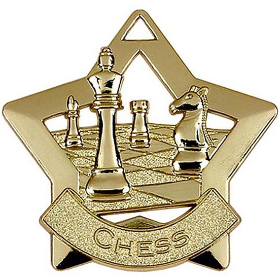 Mini Star Chess Medal