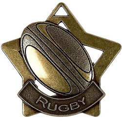 Mini Star Rugby Medal