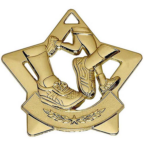 Mini Star Running Medal