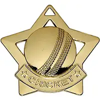 Mini Star Cricket Medal
