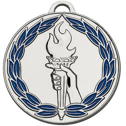 Silver Torch Medal 50mm