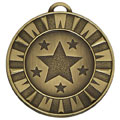 Bronze Target Flash Medal 40mm