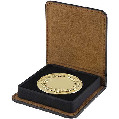 Leatherette Medal Case - 66mm & 76mm Recess