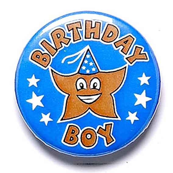 Birthday Boy Button Badge