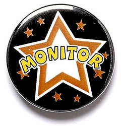 Monitor Button Badge