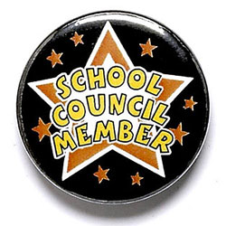 School Council Member Button Badge