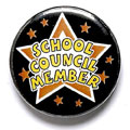 School Council Member Button Badge