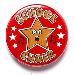 School Choir Button Badge