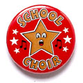 School Choir Button Badge